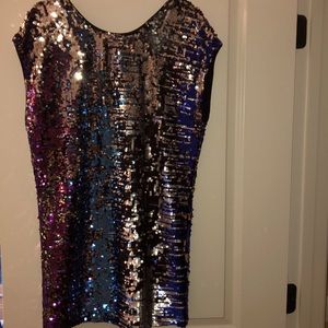 Sequin mini dress